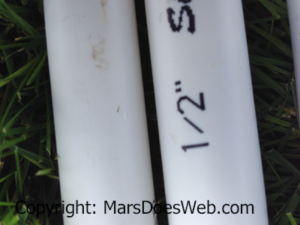 1/2 inch PVC Pipe